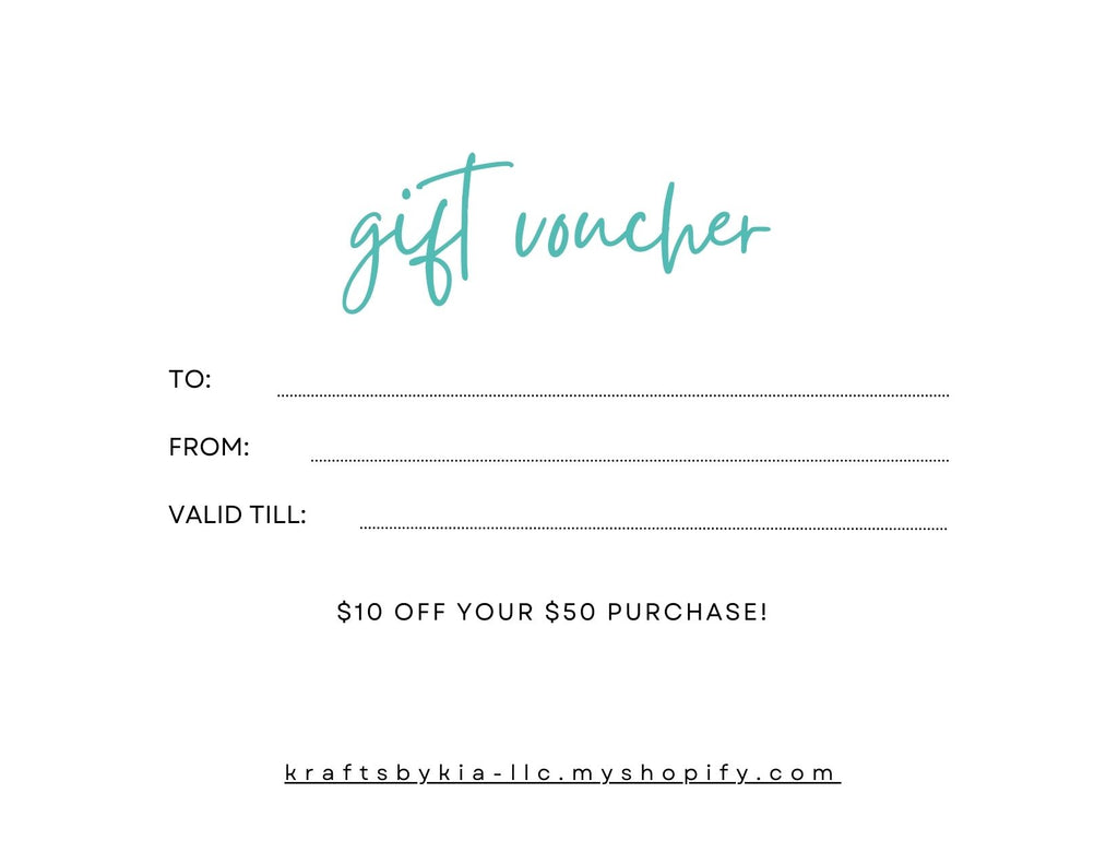 KraftsByKia Gift Card