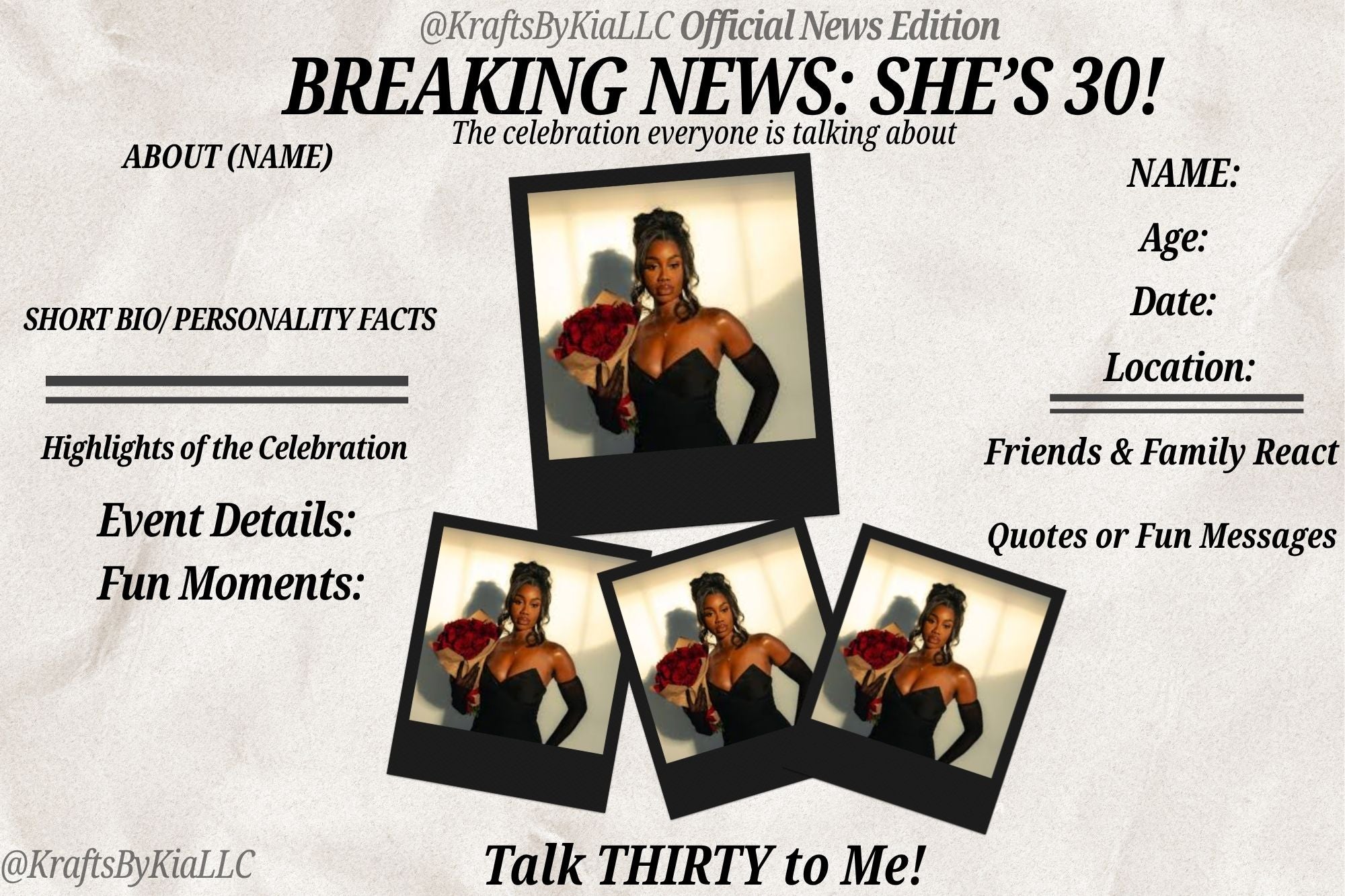 Custom Newspaper(Digital + Printed Options)